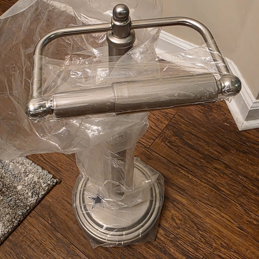 Dallas Cowboys Toilet Paper Holder - NWOB
